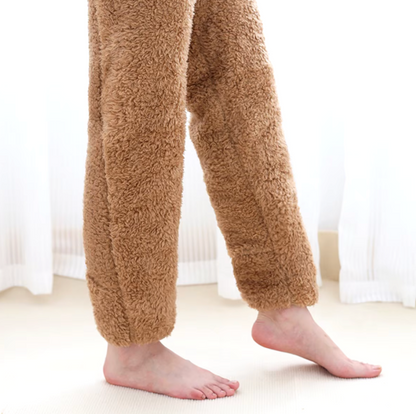 Fuzzy Thigh High Socks